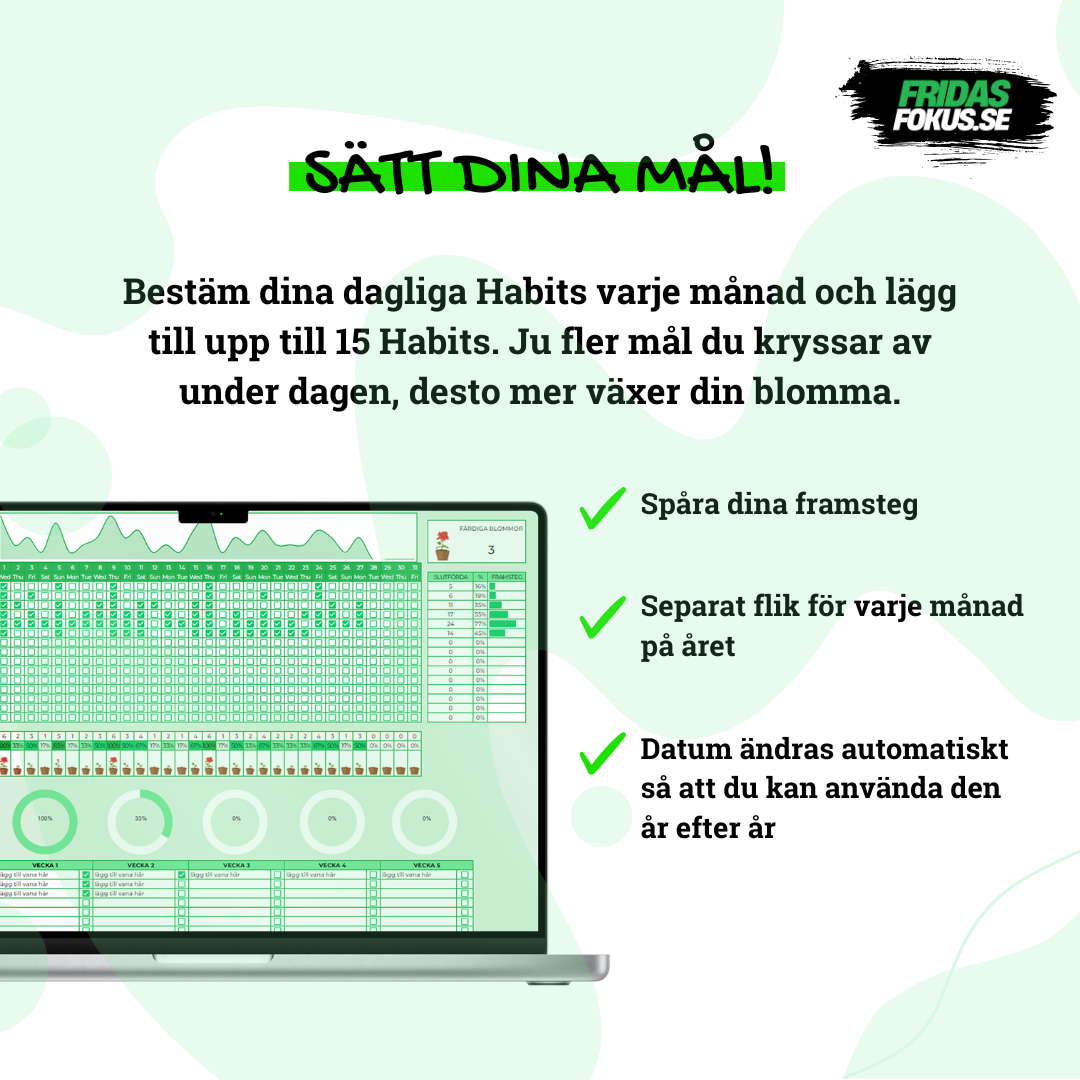 Din Ultimata Habit Tracker för 2025 – med Livstidsåtkomst